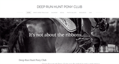Desktop Screenshot of deeprunhuntponyclub.org